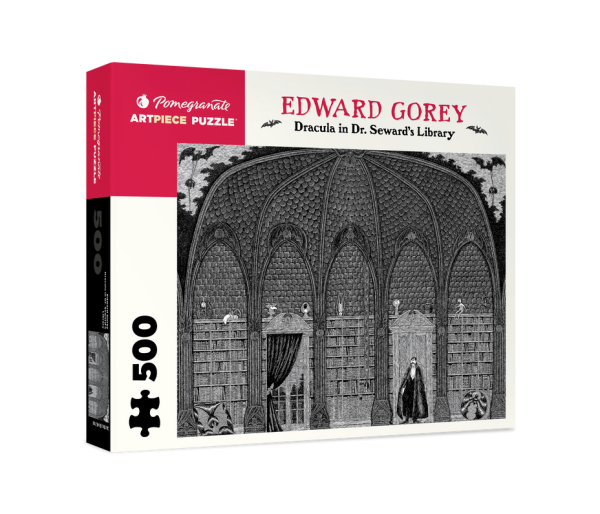 Pomegranate Edward Gorey: Dracula in Dr. Seward's Library 500